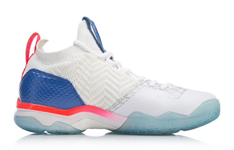 Li Ning 2 Cushioning Breathable Cushioning Breathable High top Badminton Shoes Women’s Standard White