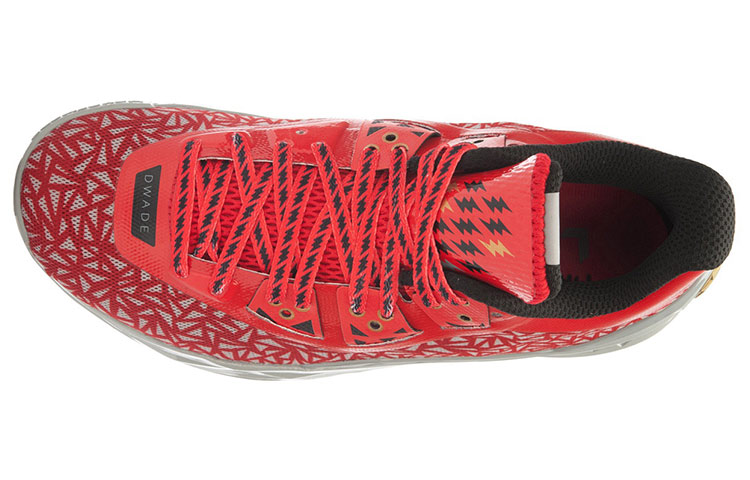 Li Ning WOW 4 Basketball Shoes Unisex Mid Top Red/Gray