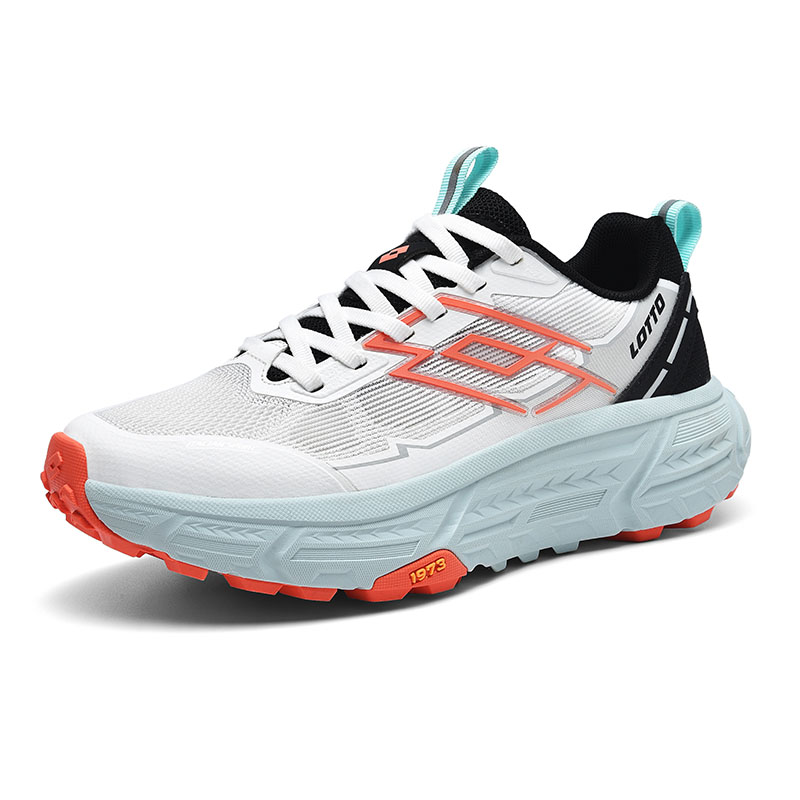 LOTTO Slip Resistant, Abrasion Resistant, Breathable, Lightweight Low top Hiking Shoes Women’s White Red