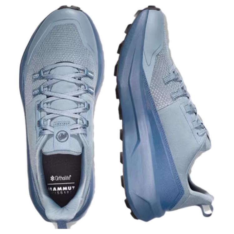 MAMMUT Aenergy Slip Resistant Abrasion Resistant Low top Hiking Shoes Men’s Blue