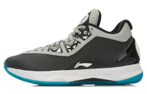 Li Ning WOW 4 Synthetic Leather, Textile Slip Resistant Cushioning Abrasion Resistant Breathable Coverage Support
