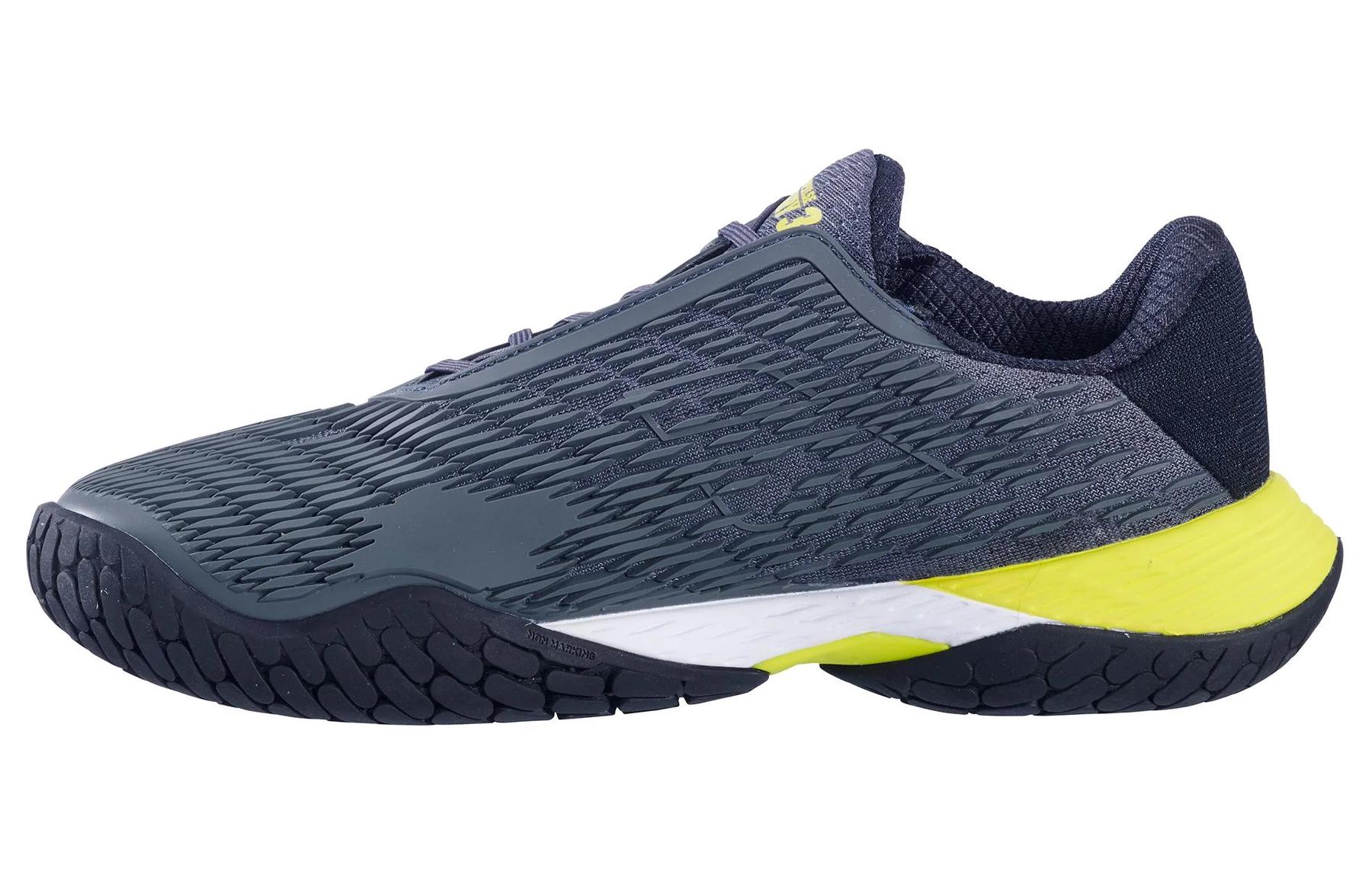 Babolat Versatile Slip Resistant Slip Resistant Low top Tennis Shoes Men’s Gray