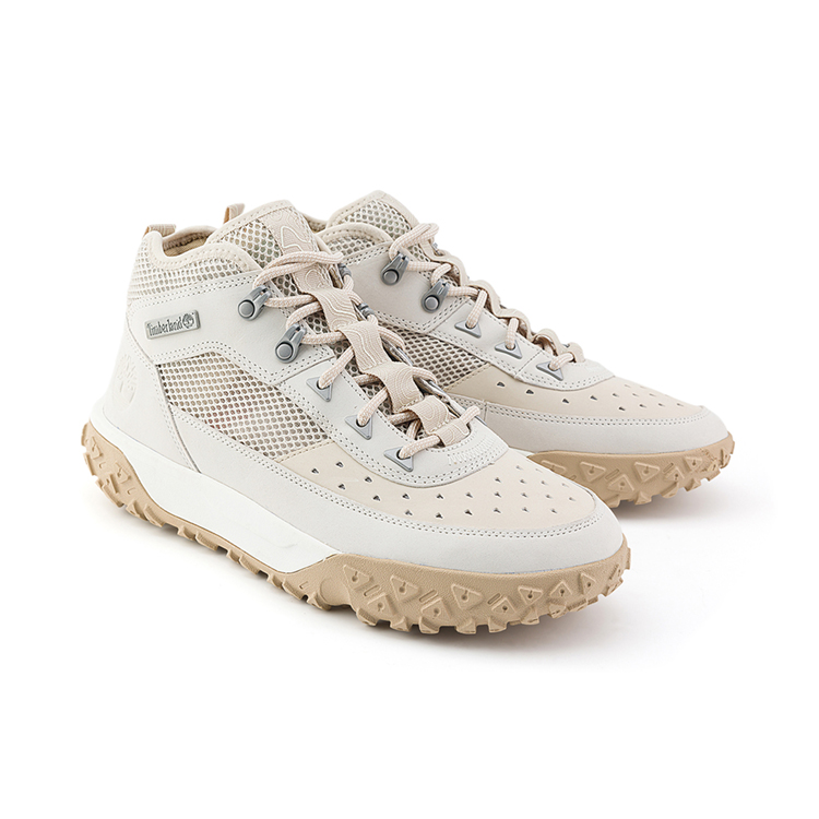 Timberland Mountaineering & Hiking Shoes Men’s Light Gray White