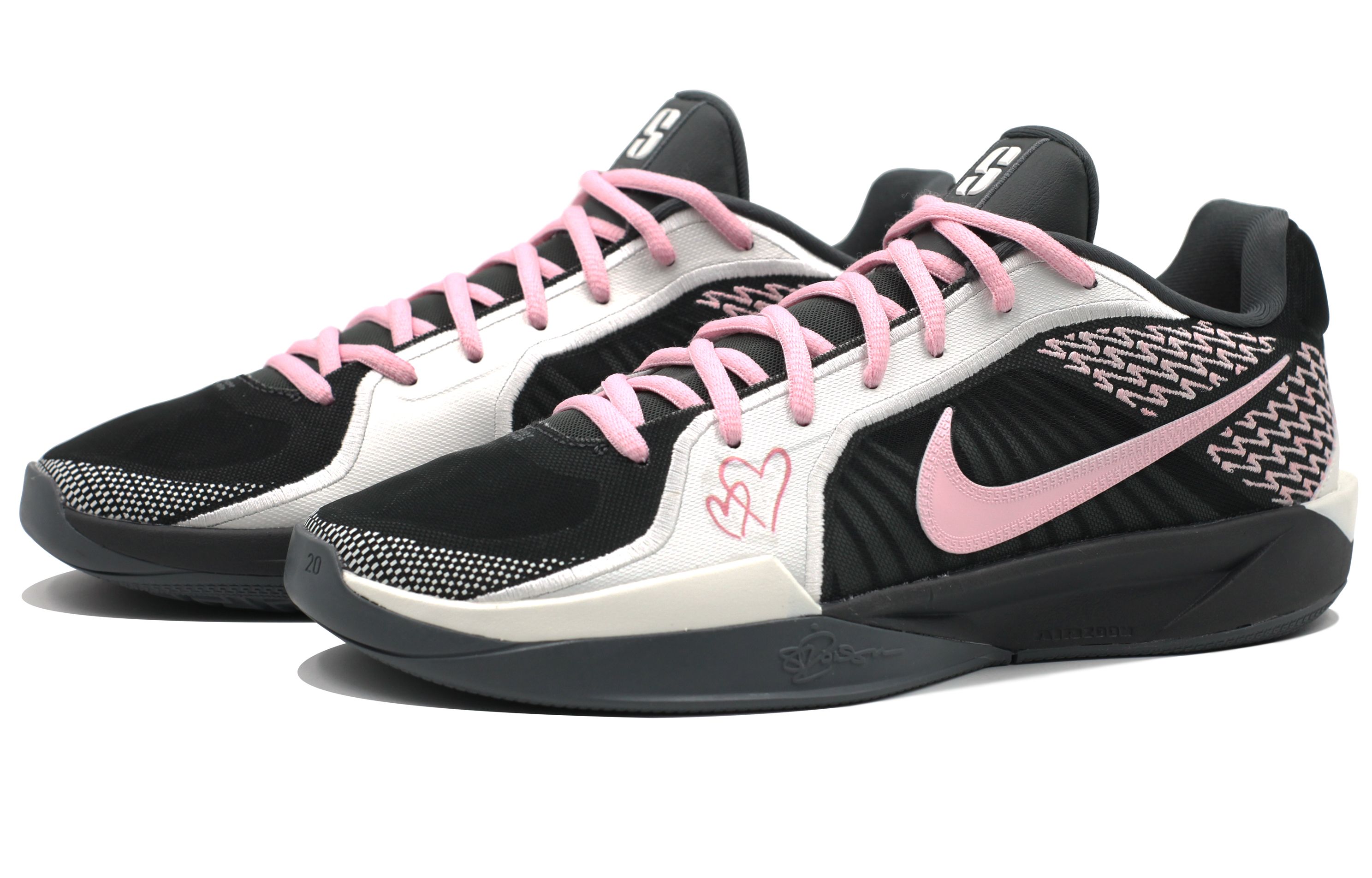 Nike Sabrina 2 Low top Basketball Shoes Unisex Black Pink