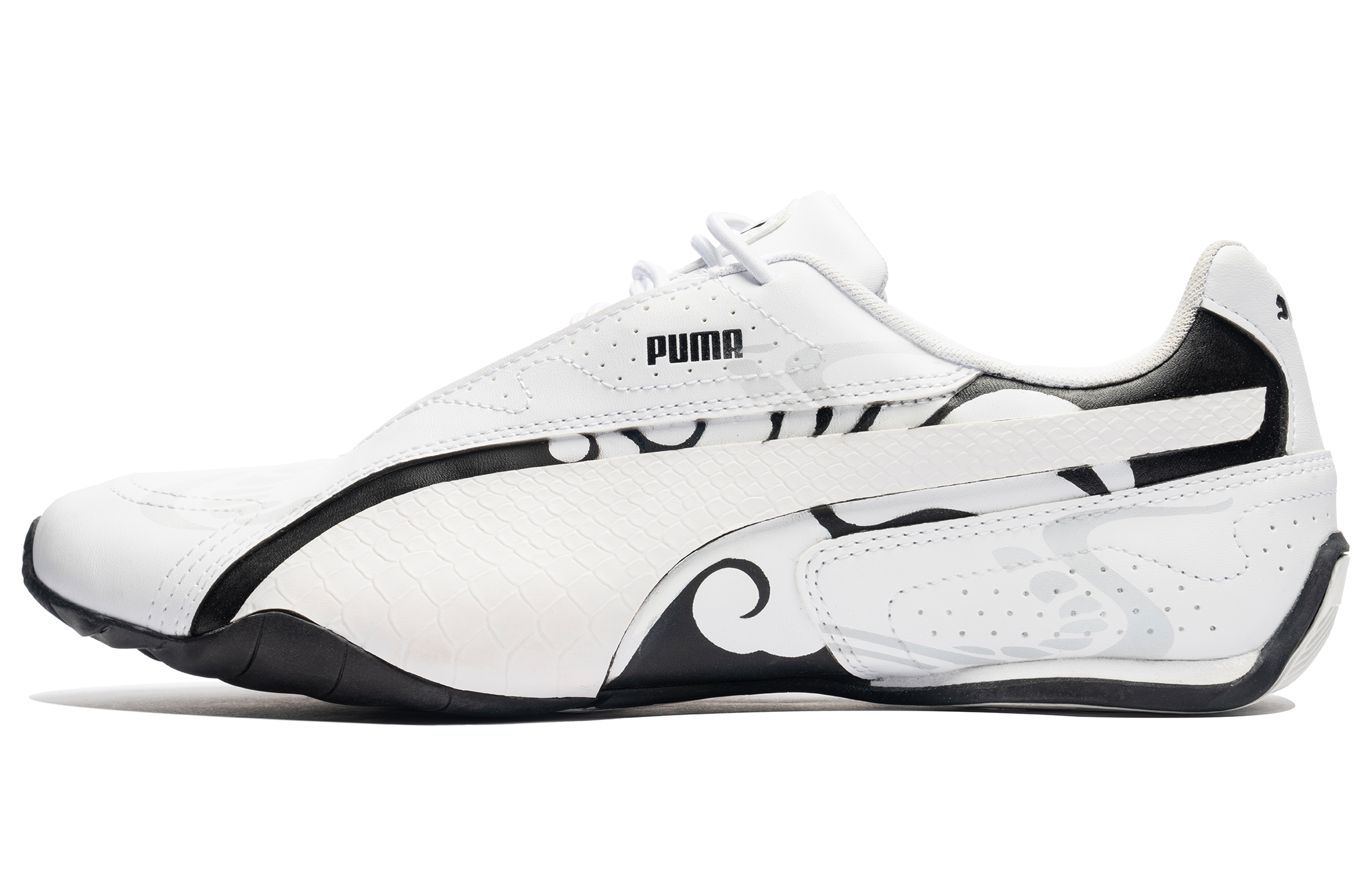 PUMA Redon Bungee Cushioning, Wear Resistant Low top Cycling Shoes White