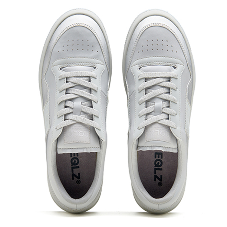 EQLZ EQUALIZER 1970 Low top Vintage Basketball Shoes Unisex Liquid Silver