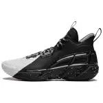 Li Ning BadFive 4 Cushioning Abrasion Resistant Breathable Mid top Basketball Shoes Men's Black White