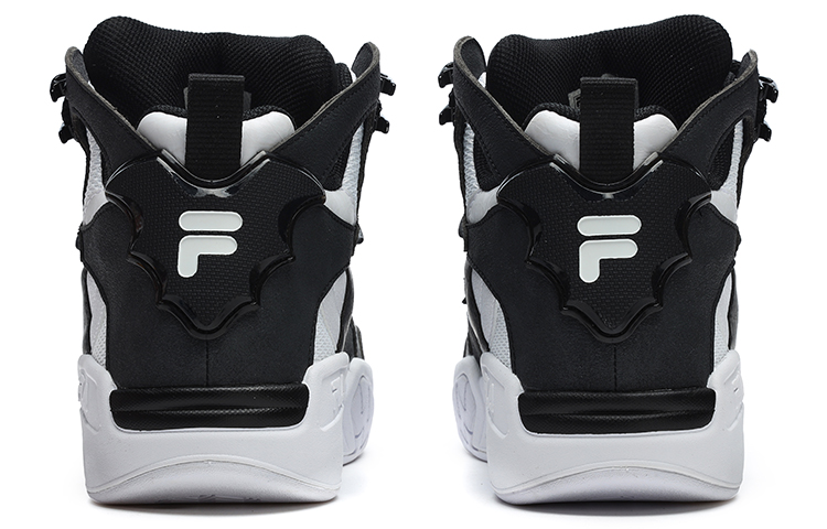 FILA FUSION DESPERADO Outlaw Textile, Synthetic Leather, TPU Mid top Vintage Basketball Shoes Men’s FILA White Black