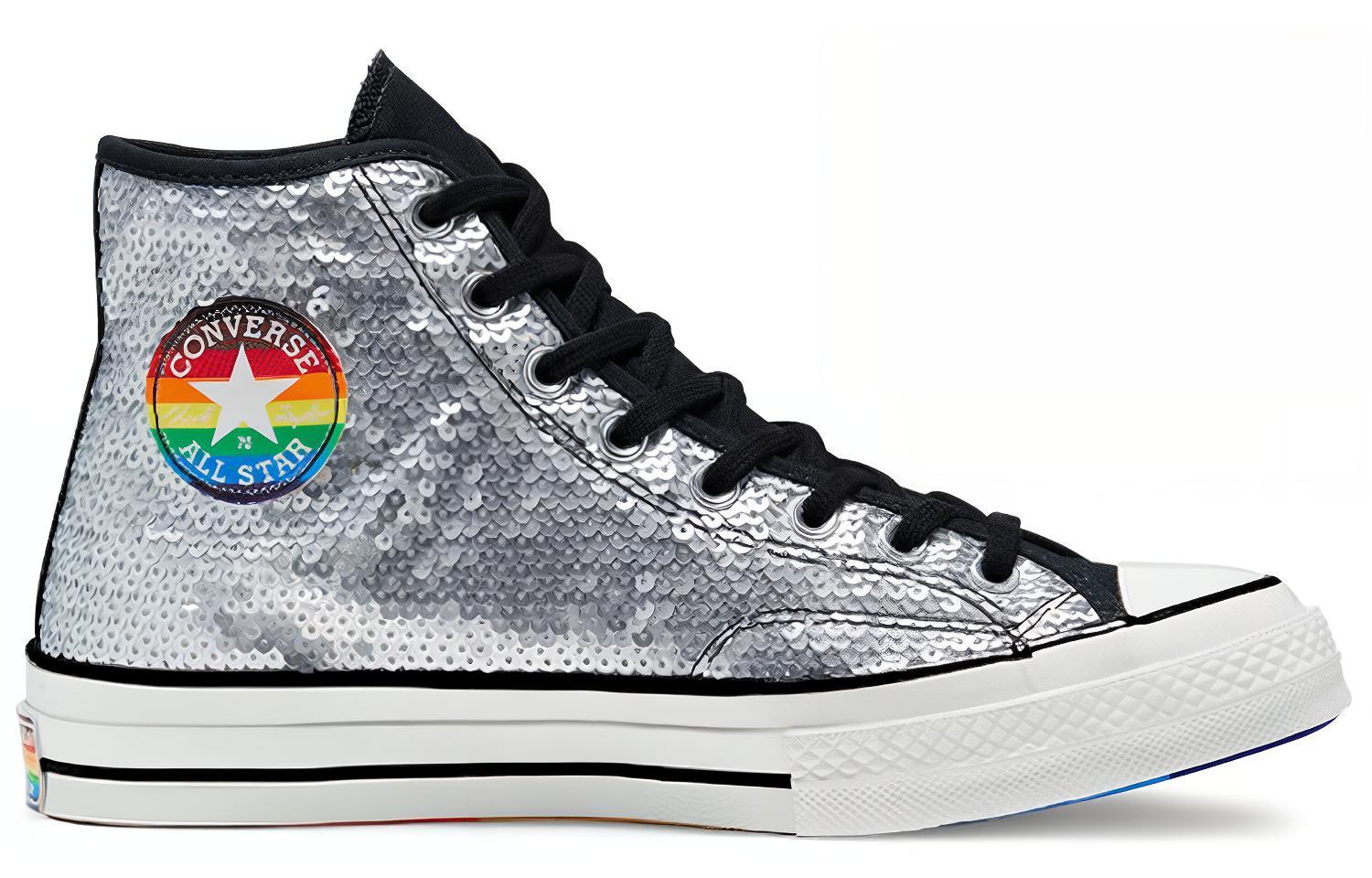 Кеды Converse 1970s Pride Chuck (серебряные) — фото 2