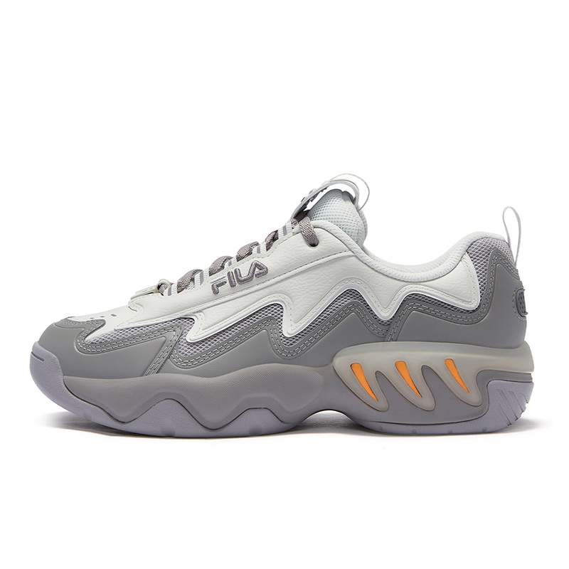 FILA FUSION SHOCK Abrasion Resistant Low top Basketball Shoes Women’s Haze Gray