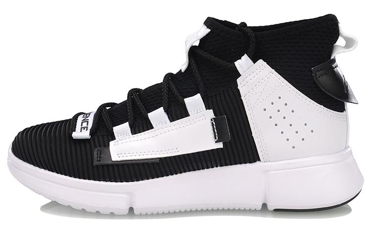 Li Ning Essence 2 Vintage Basketball Shoes Women’s Mid Top Black/White