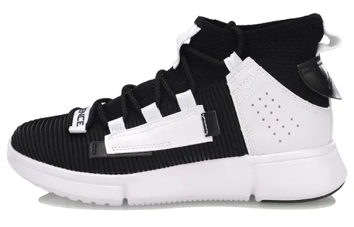 Li Ning Essence 2 Vintage Basketball Shoes Women's Mid Top Black/White