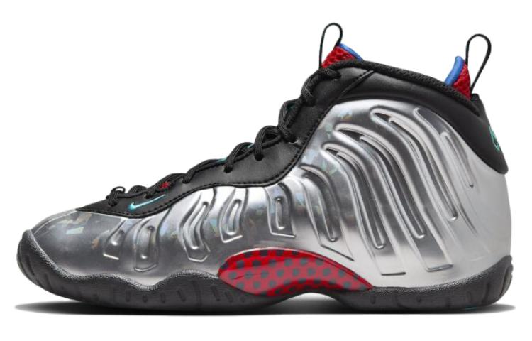 Мужские кроссовки Nike Little Posite One All-Star (серебристо-черные)