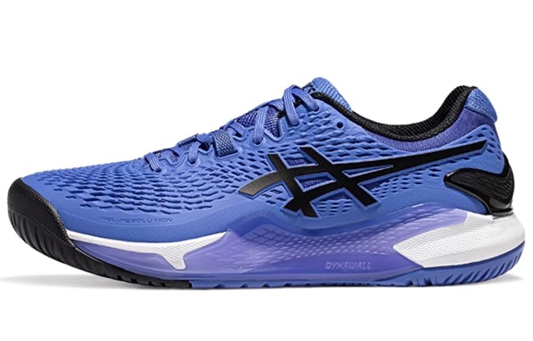 ASICS Gel-Resolution 9 Comfortable and Versatile Low-Top Tennis Shoes Men's Purple Black