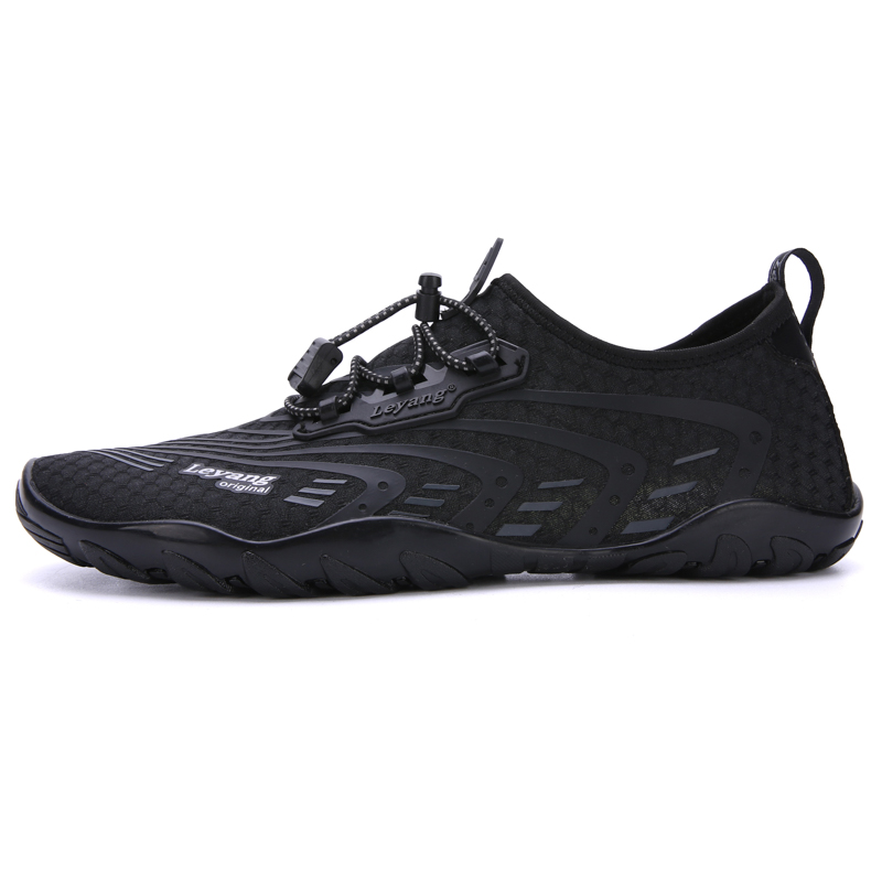 Leyang Slip Resistant Abrasion Resistant Slip Resistant Abrasion Resistant Low top Training Shoes Men’s Black
