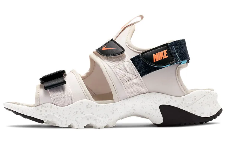 Nike Outdoor Open Toe Sports Sandals Beige 'Desert Sand Lagoon Pulse Black' Women's