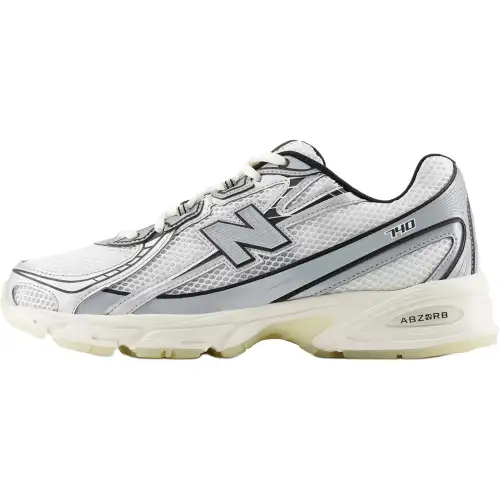 New Balance NB 740 Abrasion Resistant Low top Chunky Sneakers Unisex White Gray