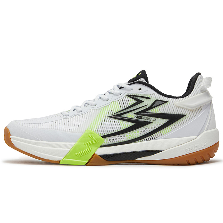 361° Winning Pro Slip Resistant And Breathable Support Low top Badminton Shoes Unisex White Yellow