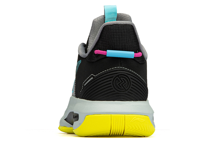 Li Ning Comfortable Cushioning Slip Resistant Abrasion Resistant Low top Basketball Shoes Men’s Gray Black