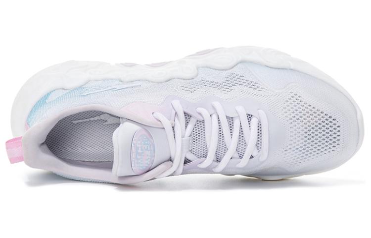 Erke Cushioning Abrasion Resistant Cushioning, Wear Resistant Low top Training Shoes Women’s White Purple