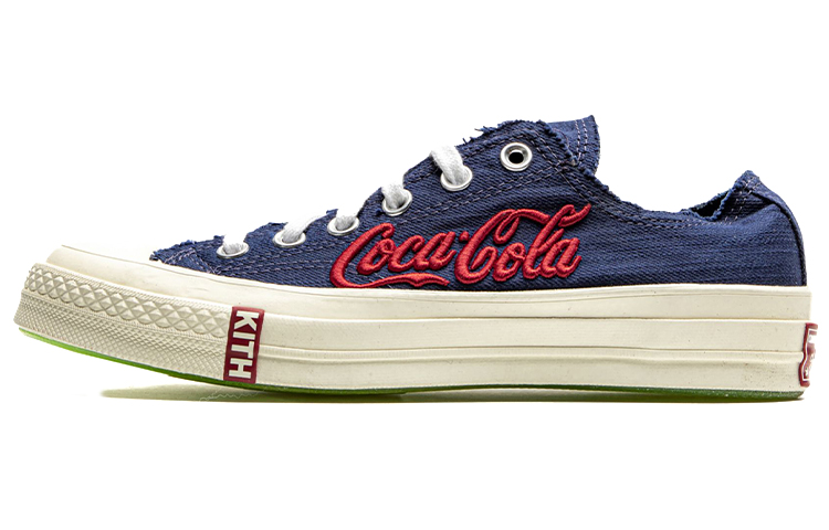 Кеды KITH KITH x Coca-Cola x Converse Chuck Taylor All Star "Navy" (бордово-бело-синие)