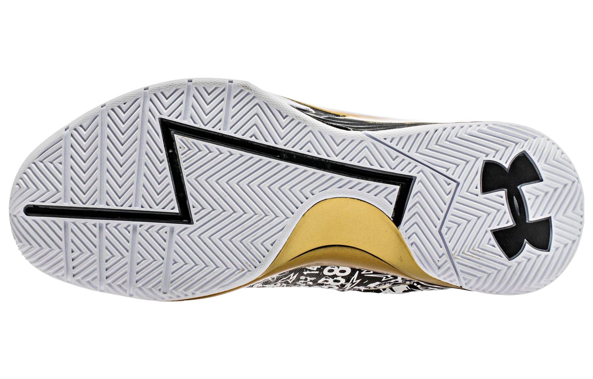 Мужские кроссовки Under Armour Curry 2 (черно-белые) — фото 9