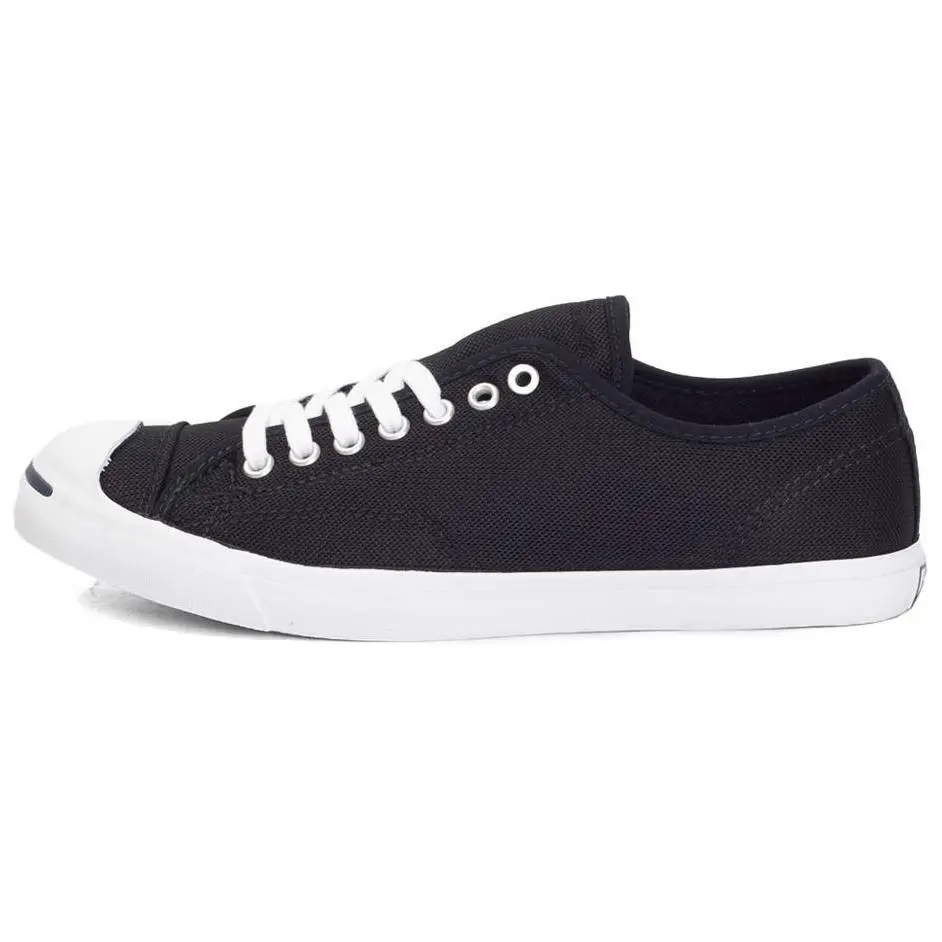 Converse Jack Purcell Comfortable Abrasion Resistant Abrasion Resistant Low top Canvas Shoes Men's Black