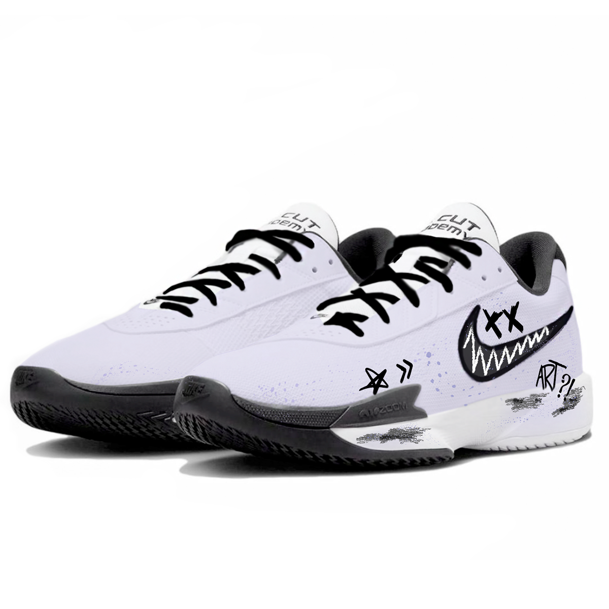 Nike Air Zoom G.T. Cut Academy Basketball Shoes Unisex Low Top Black