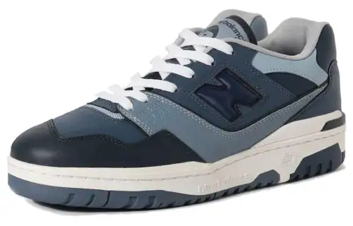 Beams x New Balance NB 550 'Indigo' Cushioning, Wear Resistant Low top Vintage Basketball Shoes Men's Blue