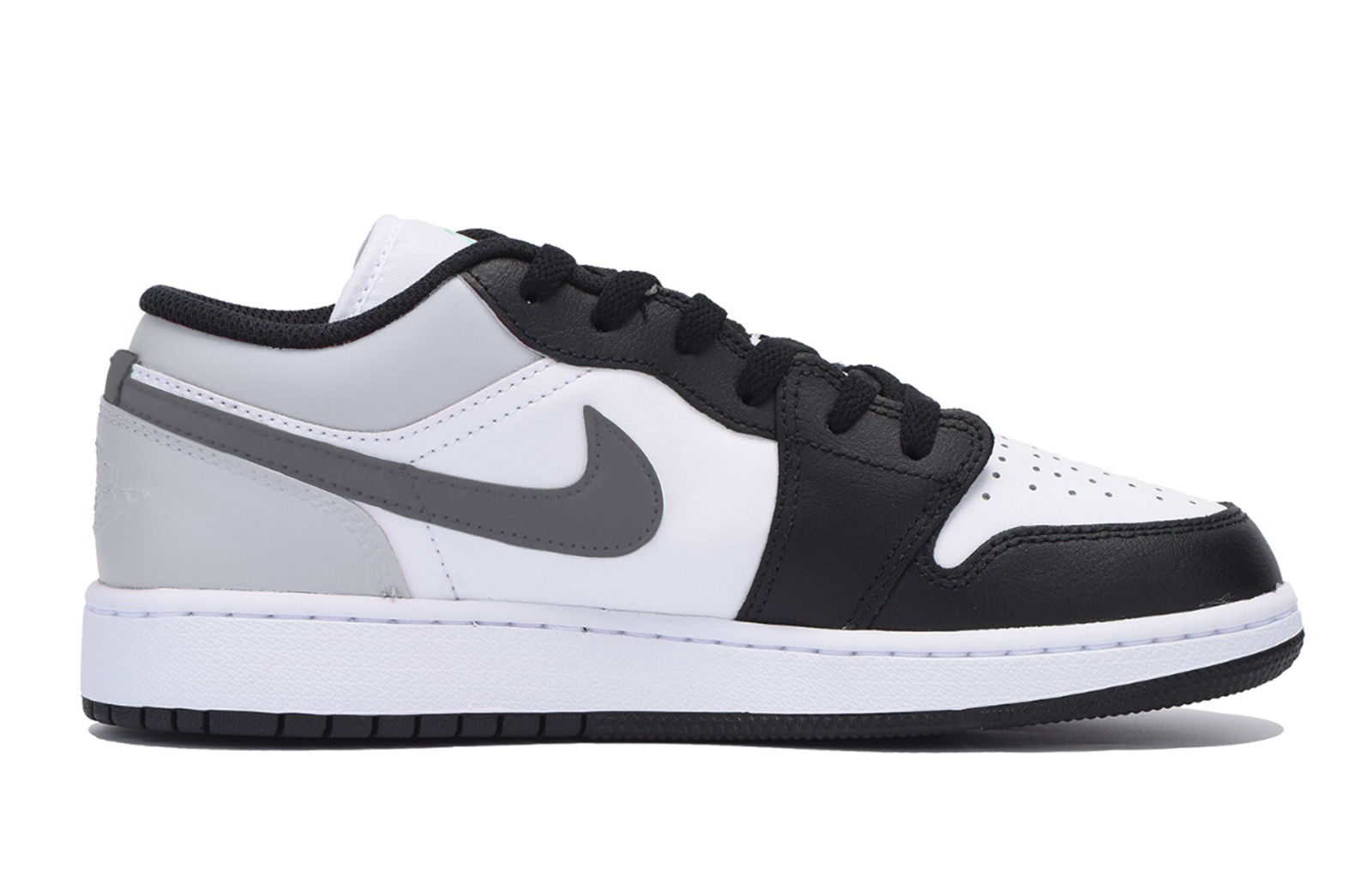 Jordan Air Jordan 1 Abrasion Resistant Low top Vintage Basketball Shoes Men’s Black Gray