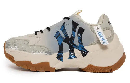 MLB Big Ball Chunky Sneakers Unisex Low Top Gray/Blue