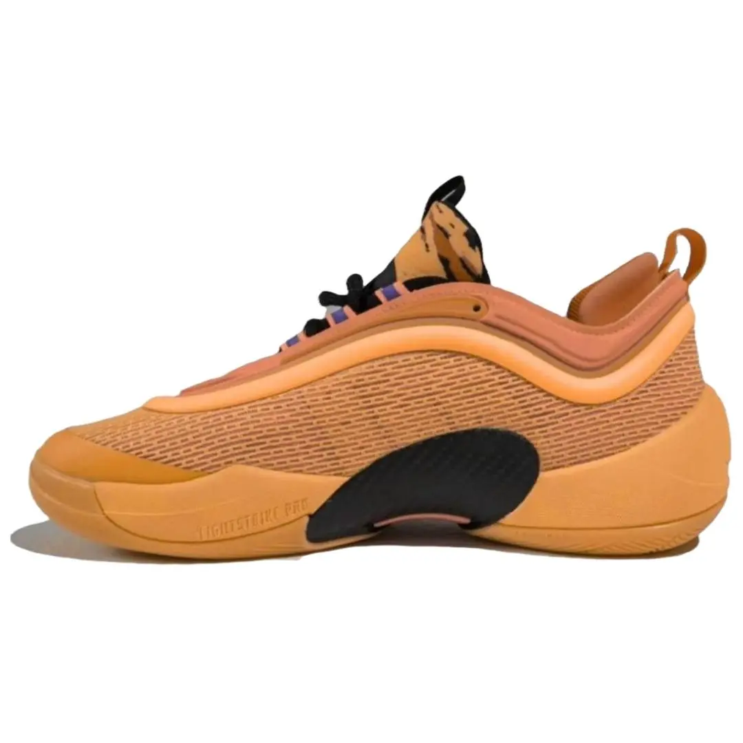 Adidas D.O.N. Issue Cushioning, Wear Resistant Low top Basketball Shoes Unisex Orange Black