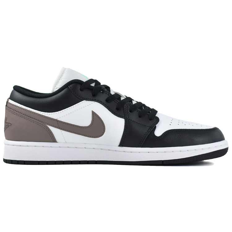 Jordan Air Jordan 1 Slip Resistant Abrasion Resistant Low top Vintage Basketball Shoes Men’s Black Brown