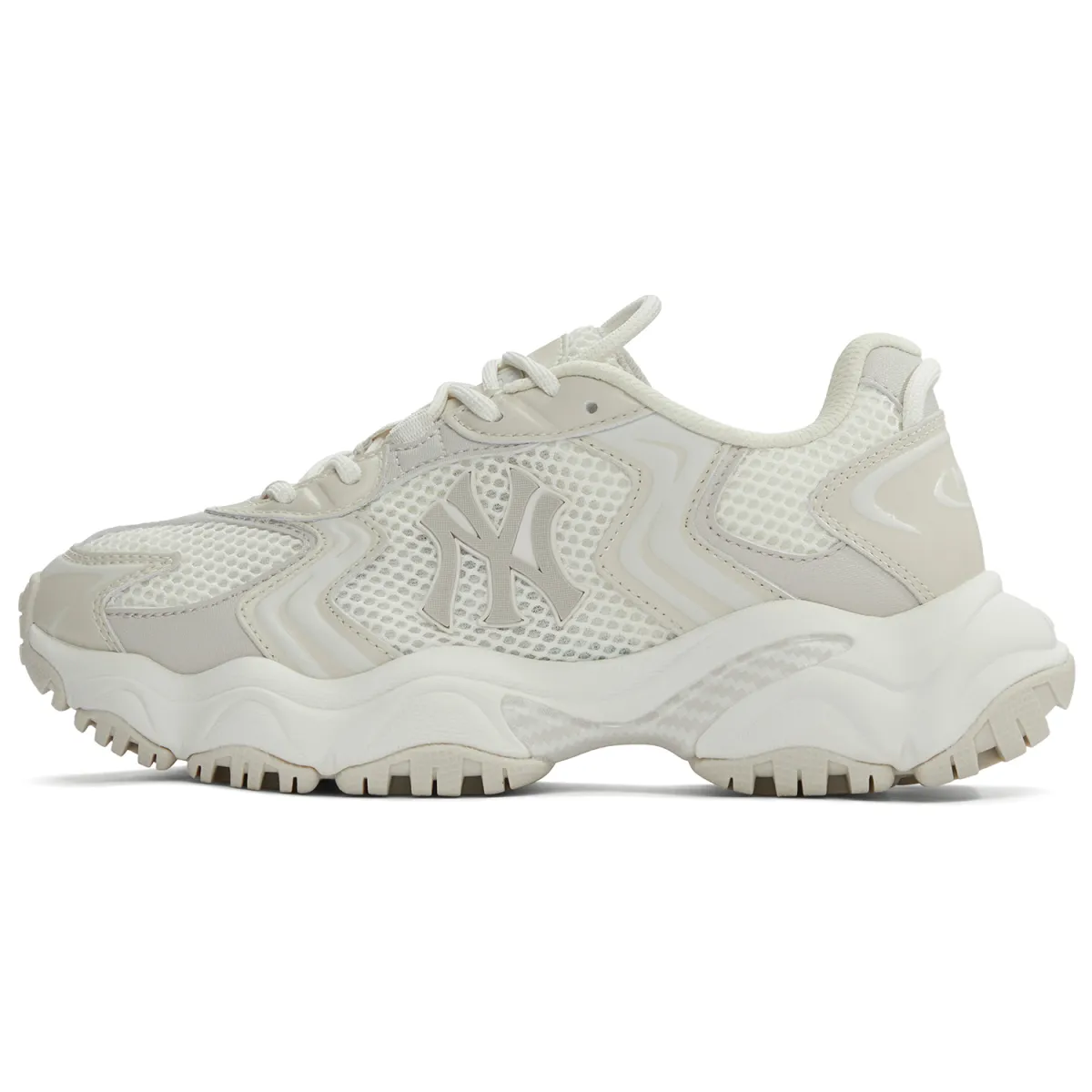 MLB New York Yankees Breathable Low top Chunky Sneakers Unisex Ivory