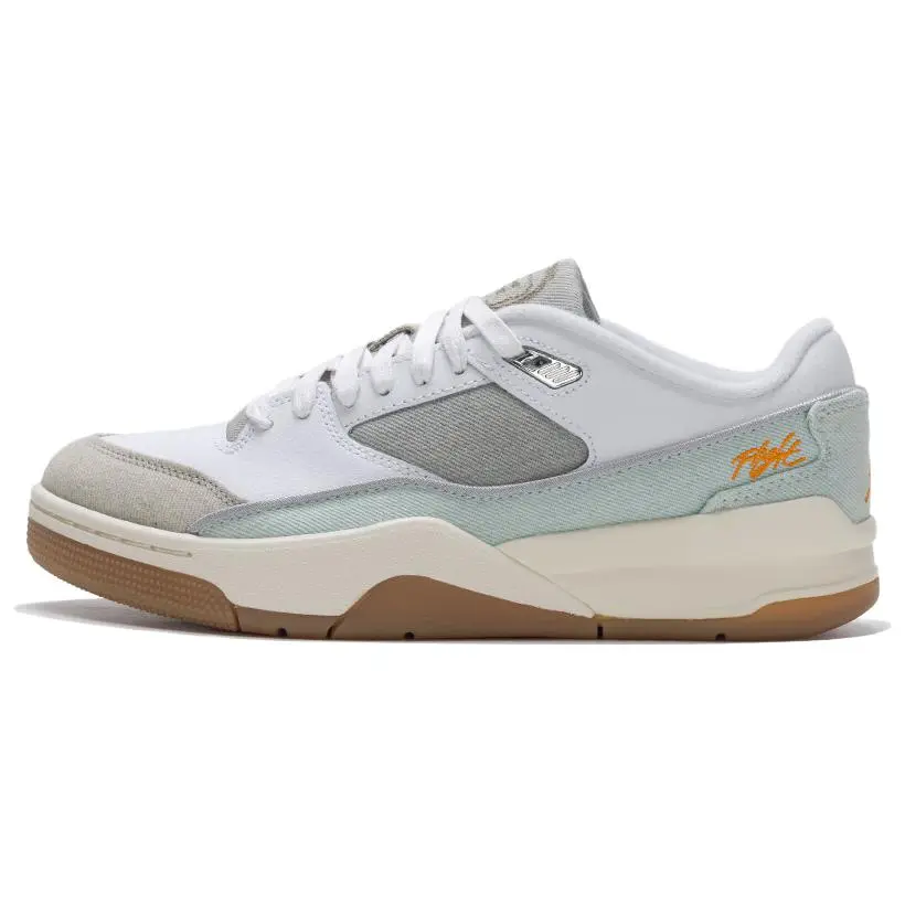 Jordan FLIGHT COURT Low top Vintage Basketball Shoes Men's White