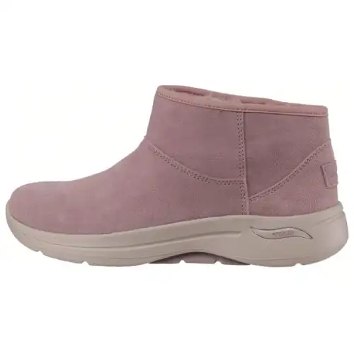 Skechers Go Walk Arch Fit Waterproof And Wear resistant Comfortable And Trendy Snow Boots Women's Pink