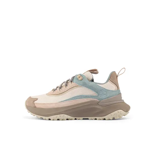 Timberland Motion Access Waterproof Lightweight Mountaineering Hiking Shoes Women's Ecru Light Blue