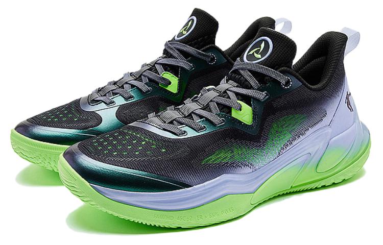 QIAODAN Wind Blade 4 Cushioning Support Abrasion Resistant Cushioning Support Abrasion Resistant Low top