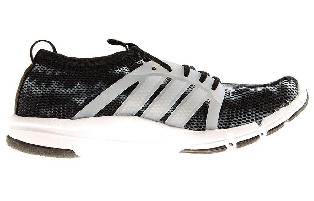 Adidas Core Grace Fabric Cushioning Slip Resistant Low top Training Shoes Women’s Black White