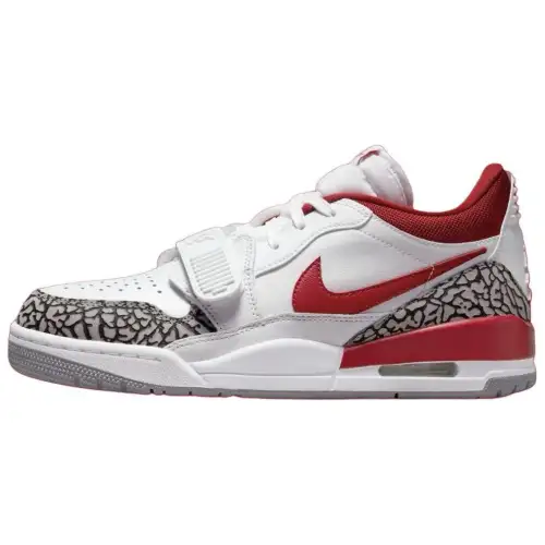 Jordan Legacy 312 Low White Cement Gym Red Women's