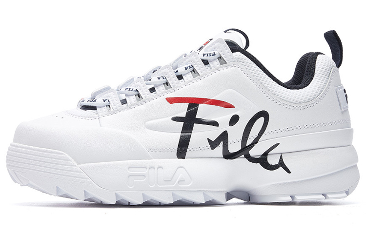 FILA Disruptor Chunky Sneakers Women's Low Top White/Black/Red