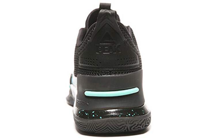PEAK Flash Lui Fabric Non slip Lightweight Low top Taichi Basketball Shoes Men’s Black Green