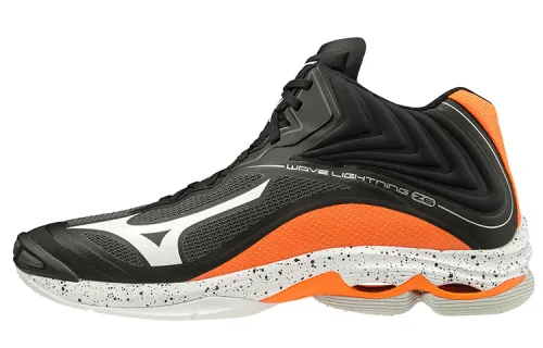 Mizuno Wave Lightning Z6 Textile, Synthetic Leather Slip Resistant, Abrasion Resistant, Breathable Mid top