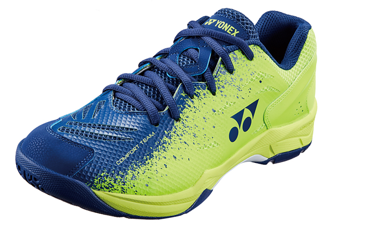 YONEX Abrasion Resistant Breathable Low top Badminton Shoes Unisex Green Blue
