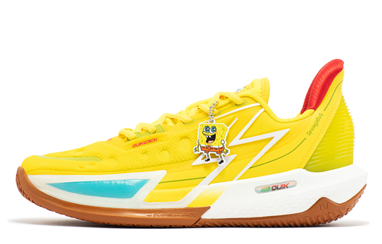 361° BIG3 4.0 Quick Pro Low top Basketball Shoes Men’s Acid Yellow Warm Brown