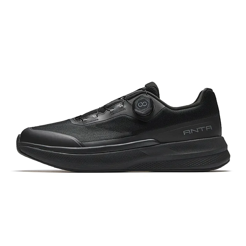 Anta Shen Xing 12Pro City Commuting Cushioning Breathable Low top Training Shoes Men's Basic Black