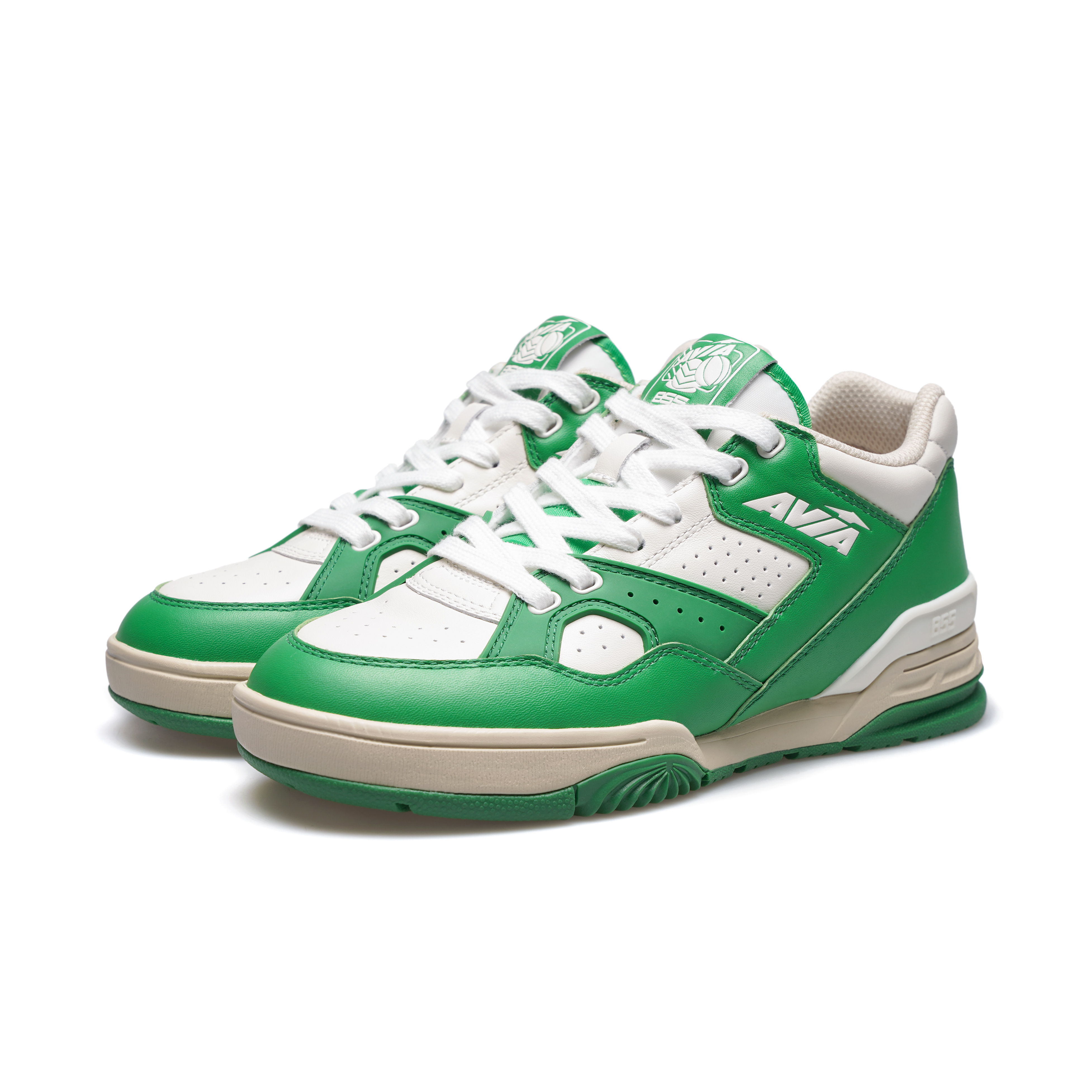 AVIA 855L Cow Leather Cushioning Coverage Abrasion Resistant Slip Resistant Low top Vintage Basketball Shoes Women’s
