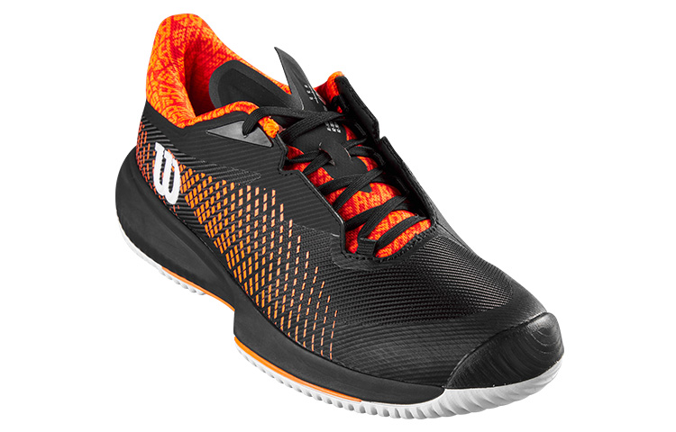 Wilson Kaos Swift Tennis Shoes Men’s Low Top Black/Orange