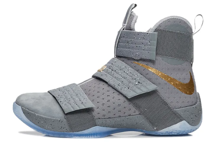 Nike Zoom Soldier 10 LeBron Battle Grey James, Soldier 10 Slip Resistant Lightweight High top