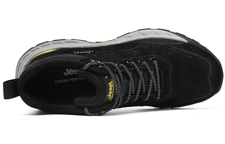 Jeep Mid top Outdoor Shoes Men’s Black